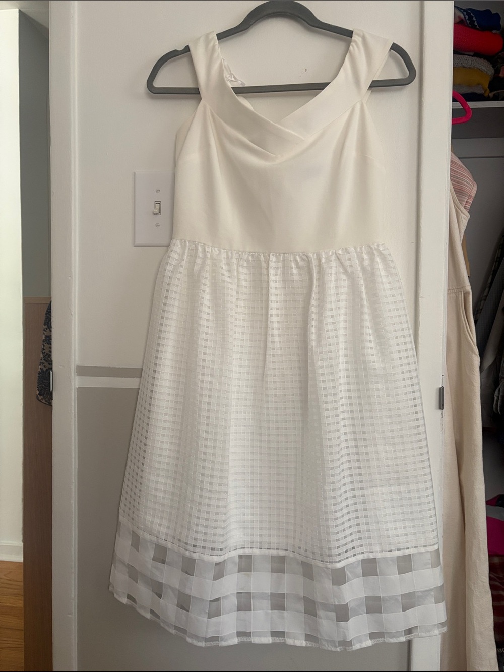 White summer dress